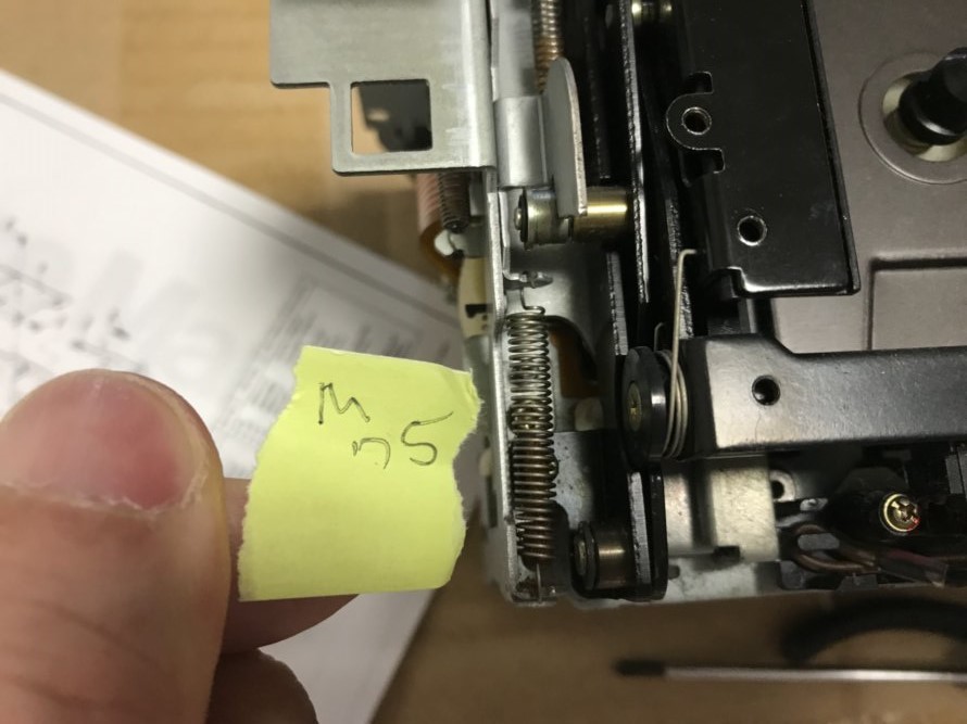 Technics RS-M275XC メカニズム分解 その1-1: くぼたかずみの