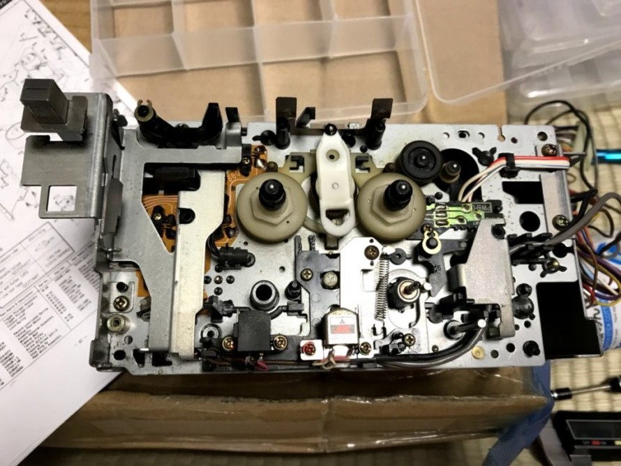 修 Technics RS-M275XC メカニズム分解 その2-2: くぼたかずみの