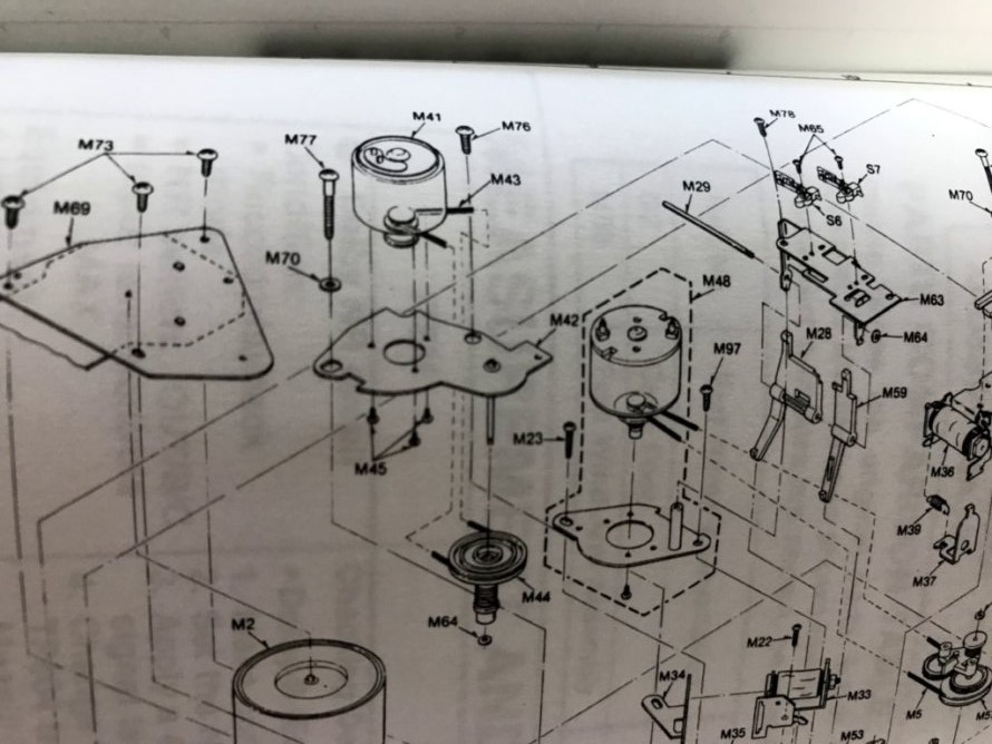 Technics RS-M275XC メカニズム分解 その2-2: くぼたかずみの
